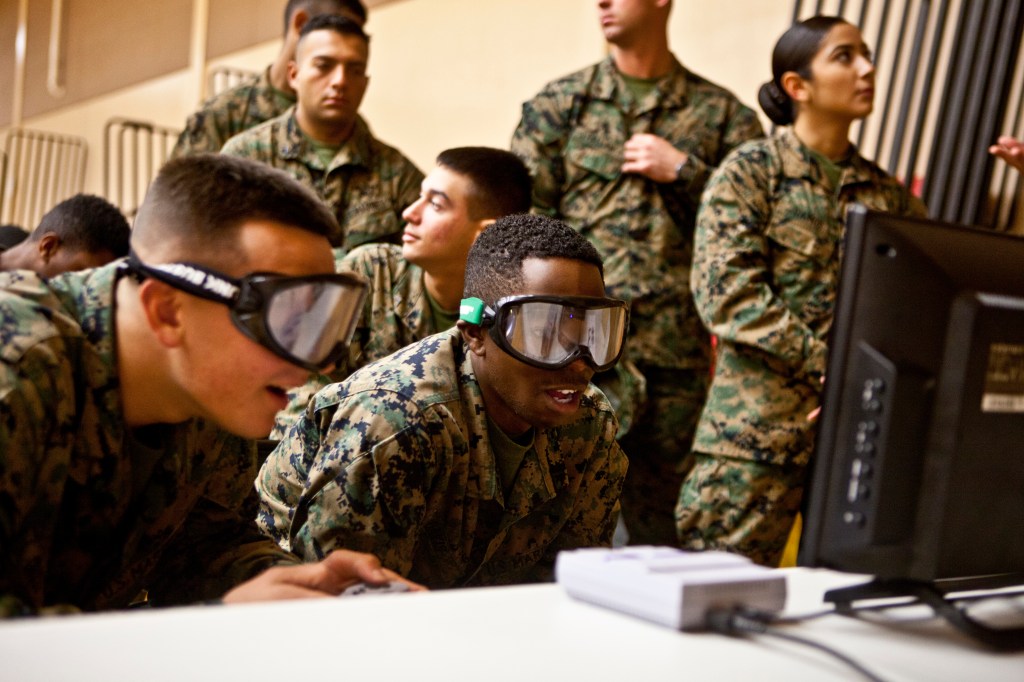 The Corps authorized Marines to play a special version of Doom in the late 90s to help train for combat