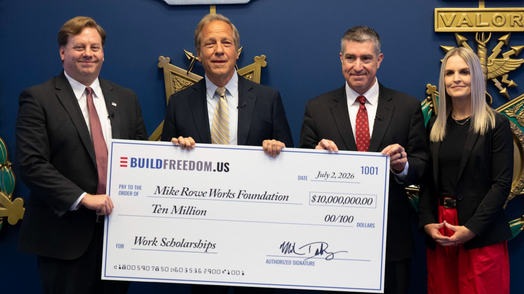 Pentagon grants Mike Rowe foundation $10 million for skilled trades program