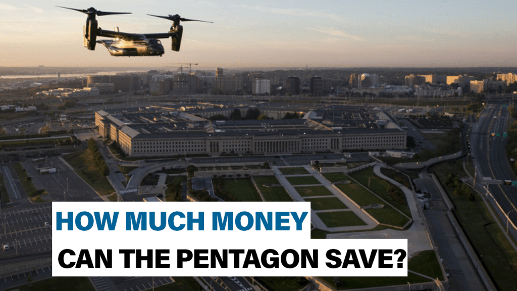 How much money could the Pentagon save? | Reagan Defense Forum 2019