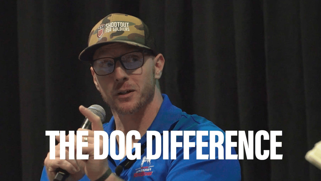 Veteran Joe Worley at MCON on the positive effects of a service dog