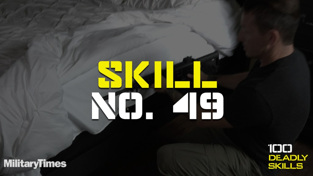 Skill 49: Build an improvised, concealable rifle rack