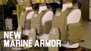 Marines show off body armor with lighter vest, plates and more sizes