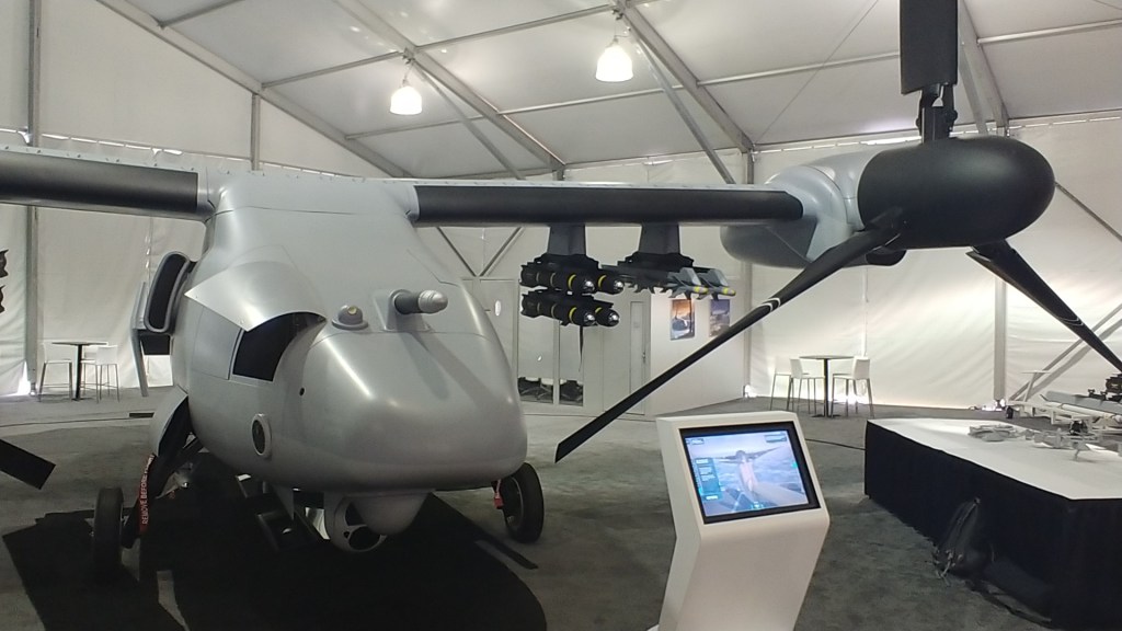Bell unveils full size V-247 model