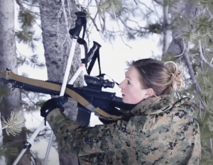 First female Marine graduates from Winter Mountain Leaders Course