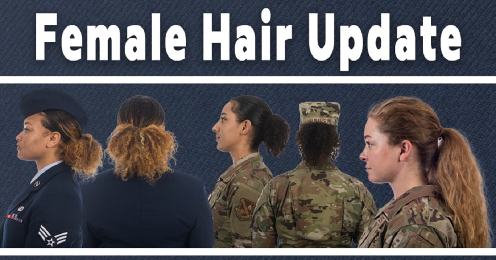 Curlier, thicker ponytails and braids to be allowed under latest Air Force grooming regs